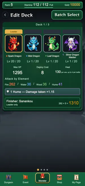 Mahjong Monsters: Puzzle RPG screenshot 4