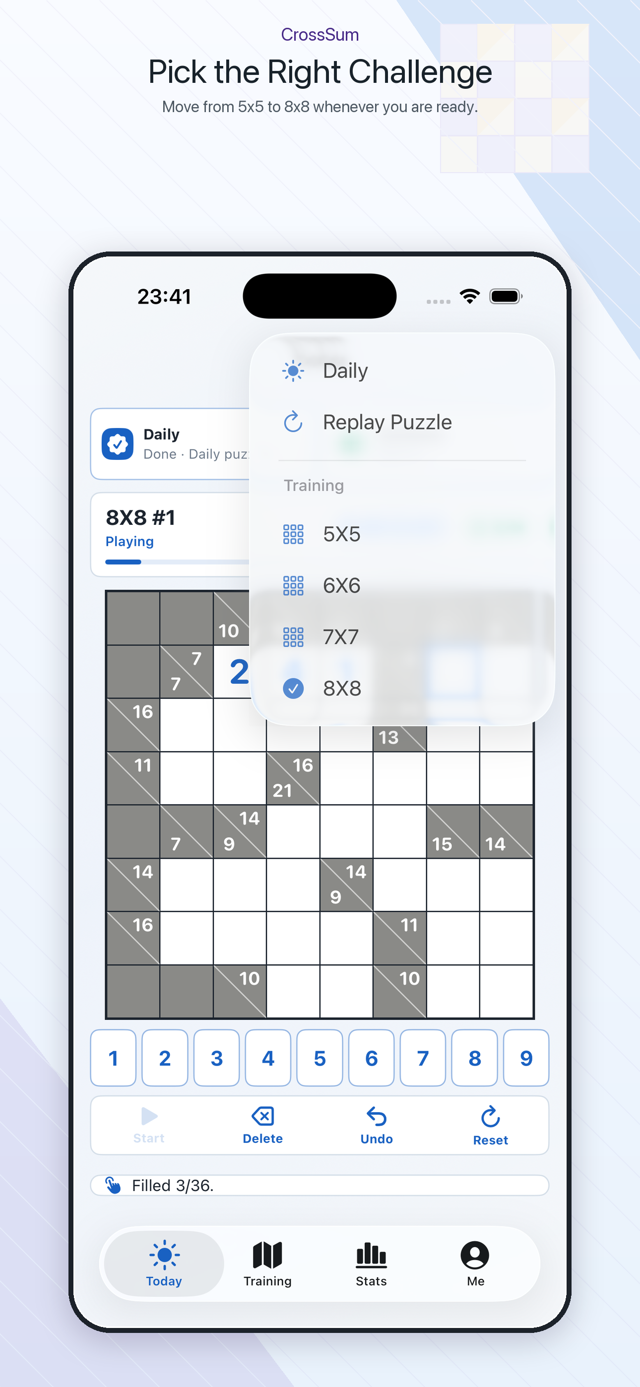 Cross Sum - Number Puzzle