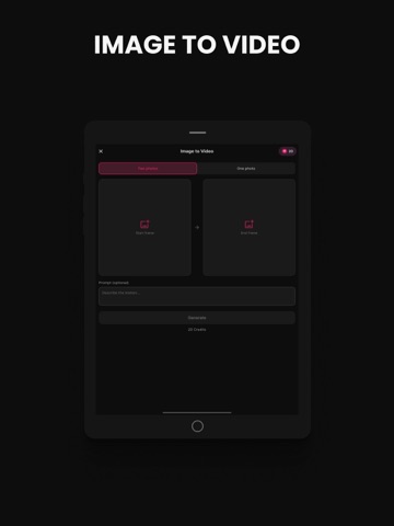 AI Video Generator: Vidsy iPad screenshot