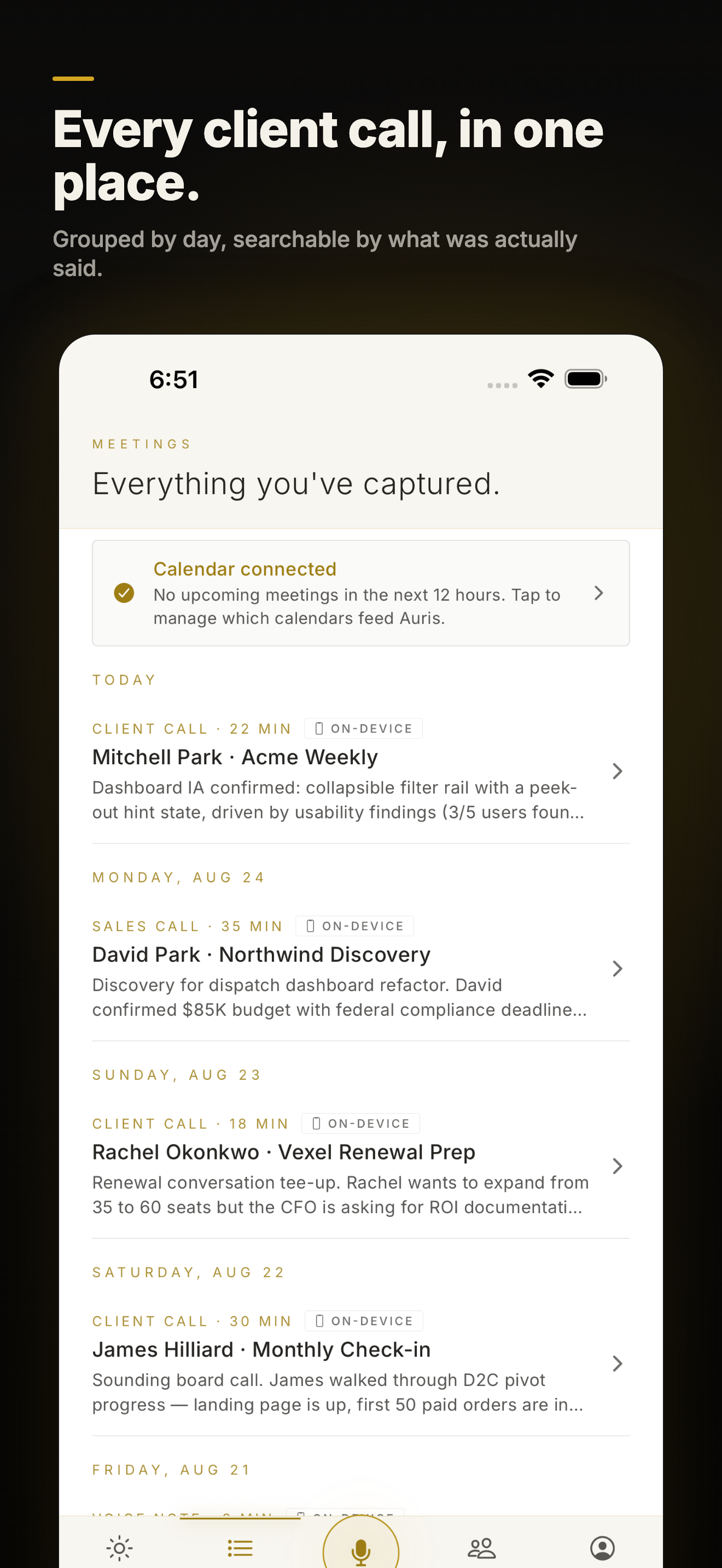 Auris: AI Meeting Notes screenshot 4