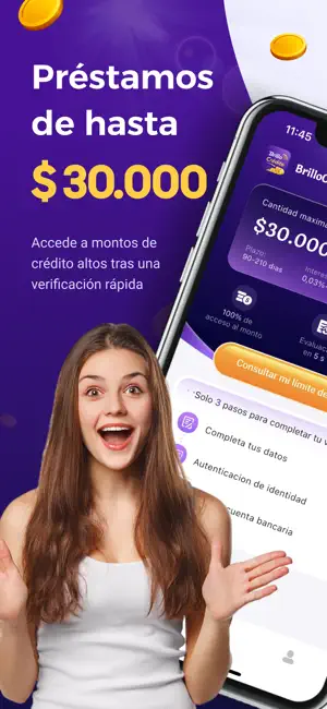 BrilloCrédito-prestamos&dinero iPhone screenshot 1