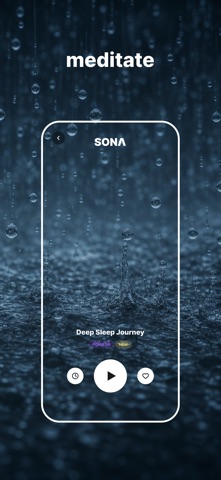SONA: White Noise Sleep Sounds iPhone screenshot