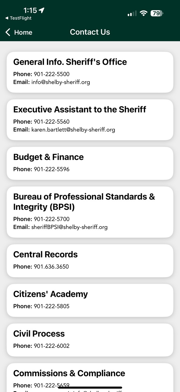 iPhone screenshot