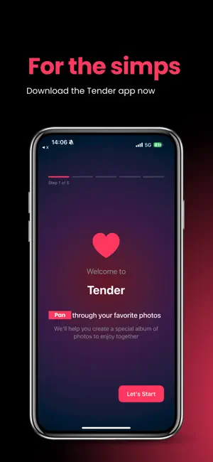 Tender: Couple Photos & Game screenshot 1