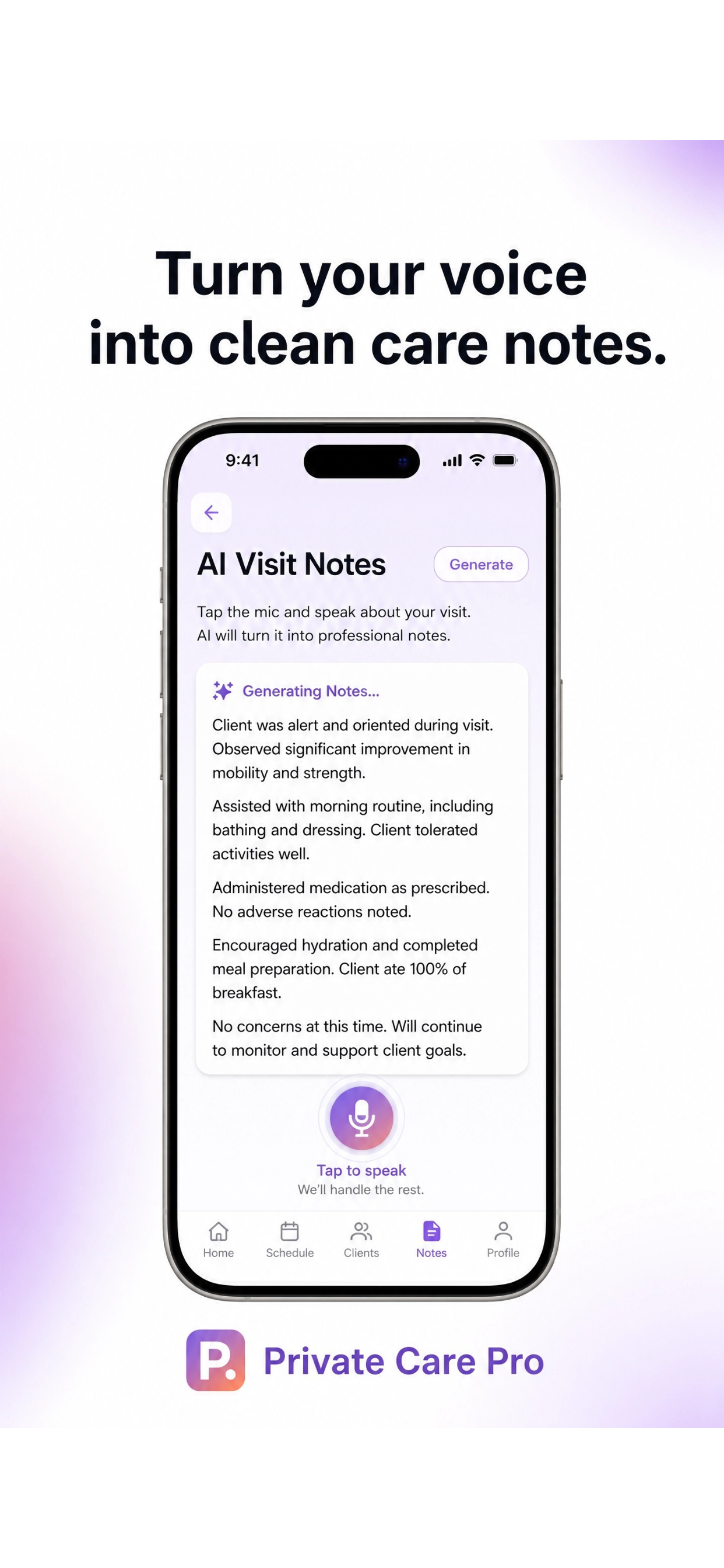 Private Care Pro screenshot 3
