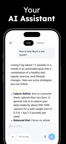 AI Assistant ~ iPhone screenshot