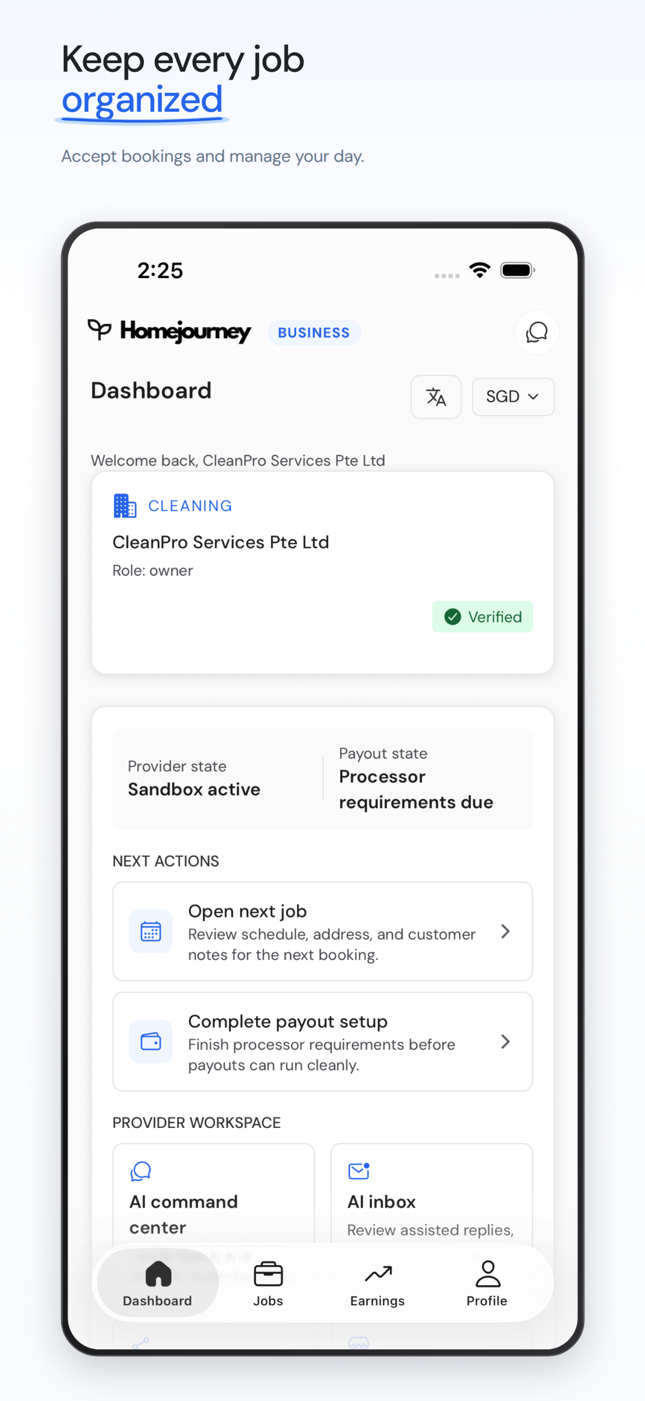Homejourney Business screenshot 2