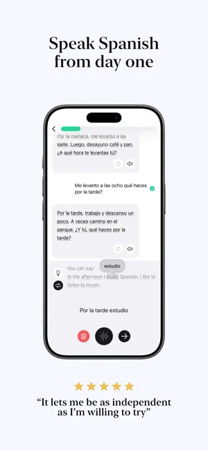 Speak & Learn Spanish: Engage screenshot 1