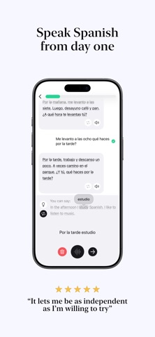 Speak & Learn Spanish: Engage iPhone screenshot