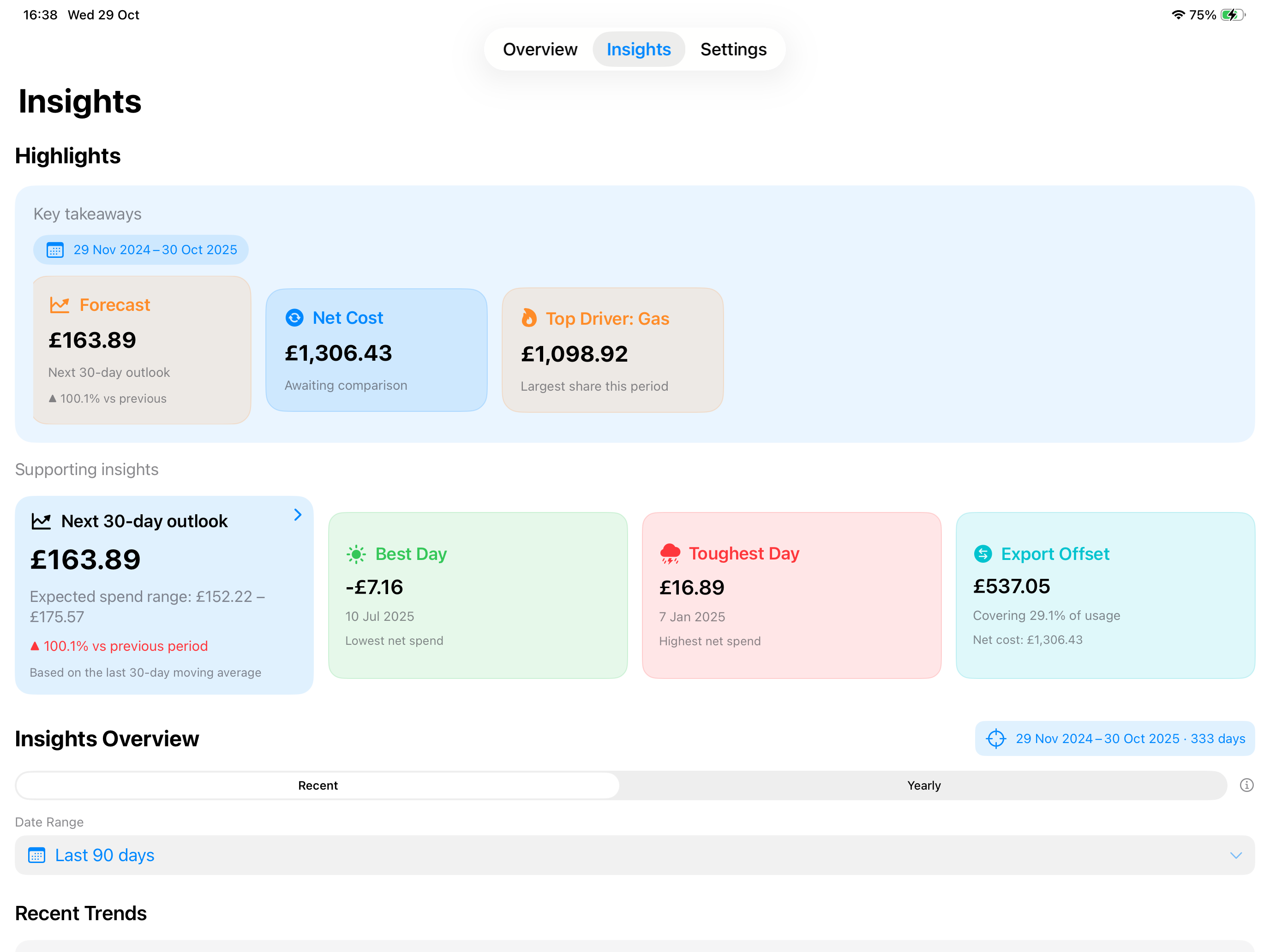Octopus Usage Insights screenshot 2