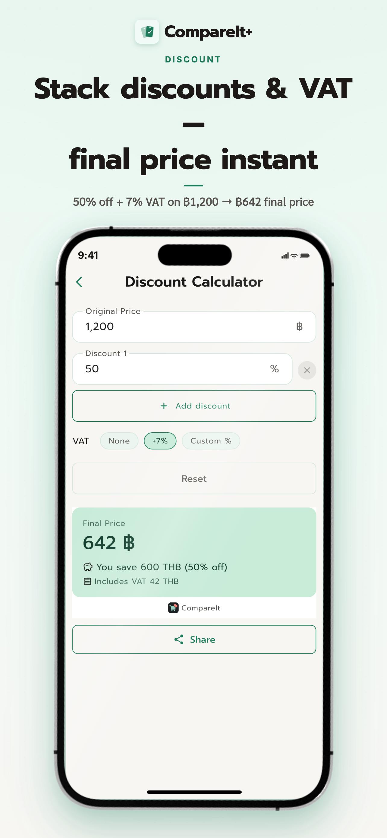 CompareIt+ : Calculators screenshot 4