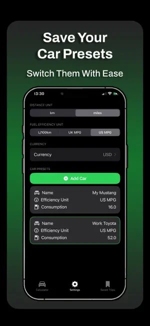 Trip Fuel Calculator: CarGo screenshot 2