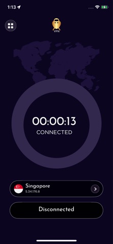 Train VPN iPhone screenshot