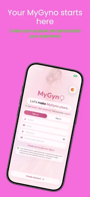 MyGyno screenshot 2