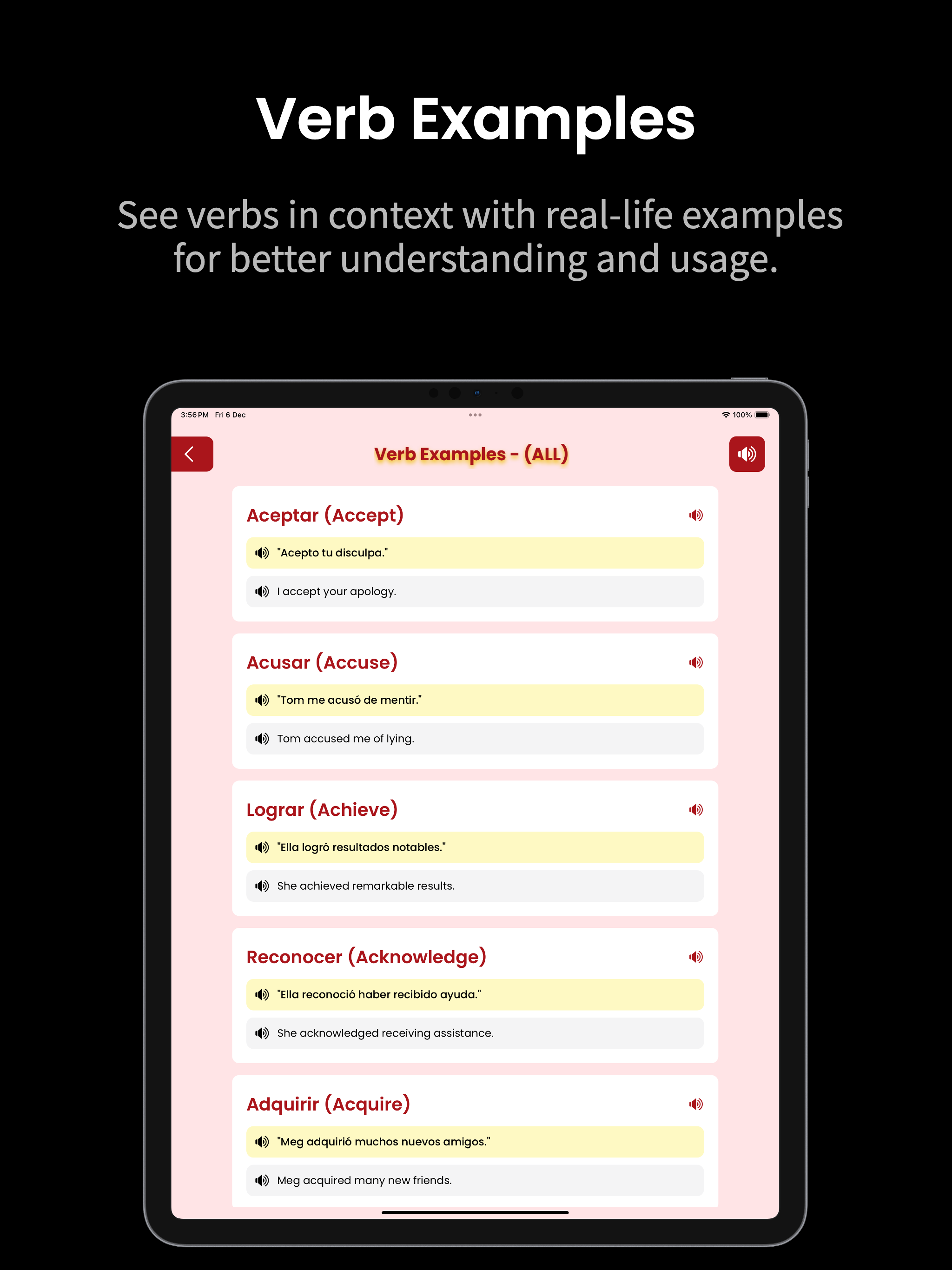 Learn Spanish: Verb Forms screenshot 14