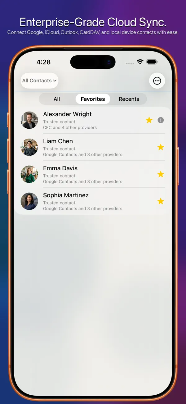 Screenshot #3 pour Cloud Contacts: All-in-One