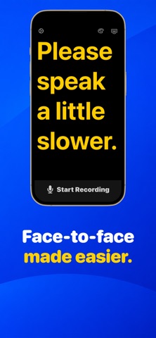 Voice to Text for Seniors iPhone screenshot