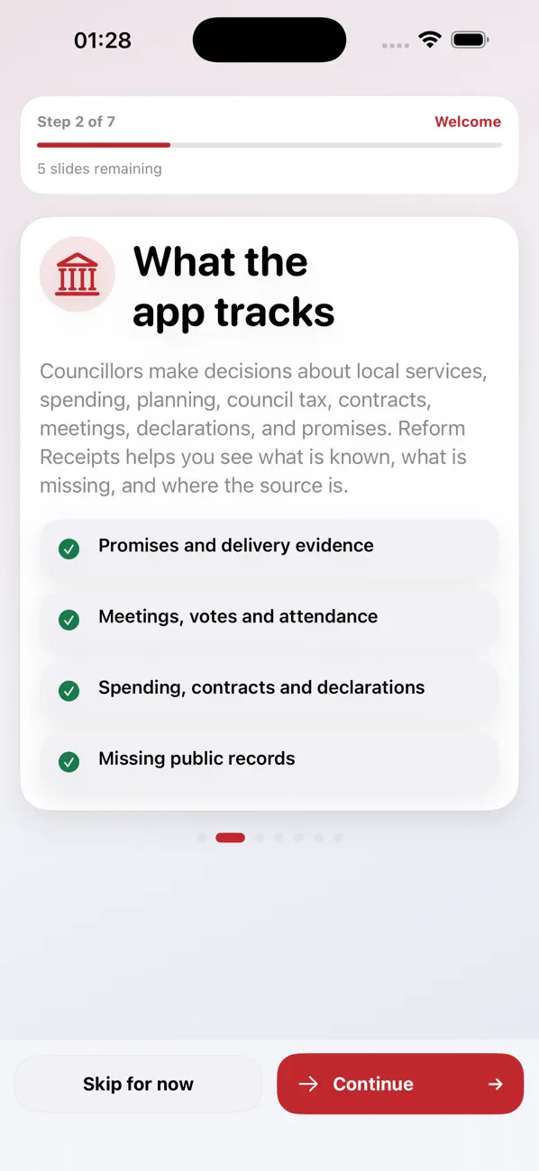 Screenshot #2 pour Reform Receipts