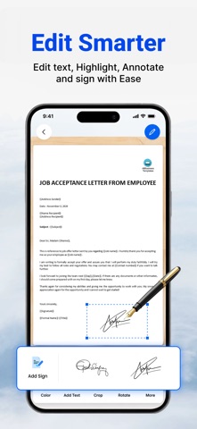 Doc Scanner: Scan PDF iPhone screenshot