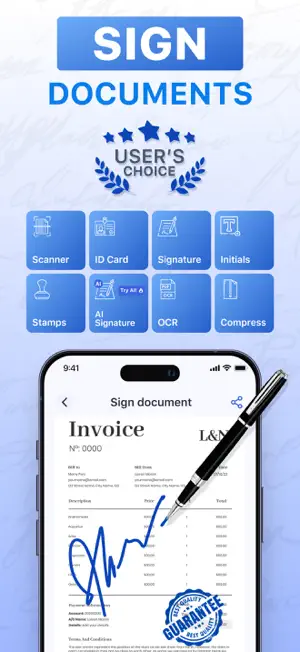 eSign: Digital Signature Maker screenshot 1