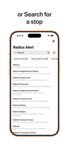 Radius Alert screenshot