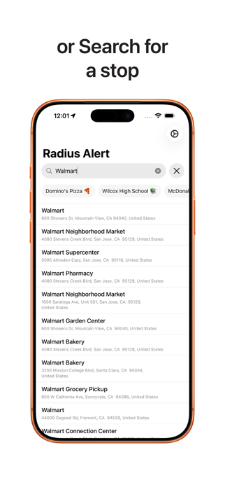 Radius Alert Screenshot 2 of 9