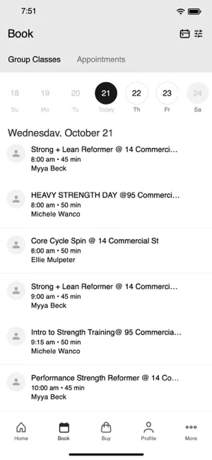 Heart Core Pilates Fitness screenshot 2