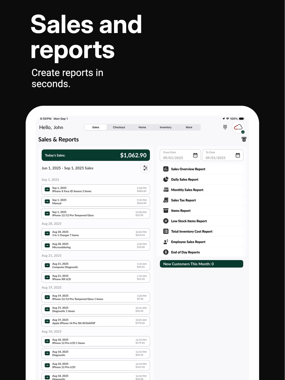 iPad screenshot