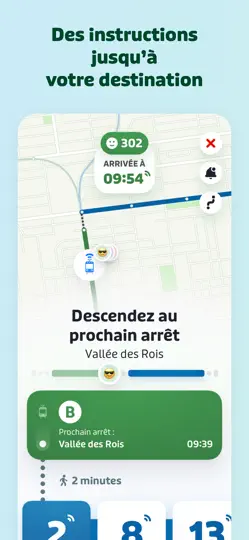 Capture d'écran de Transit • Horaires Bus & Métro sur iPhone 5