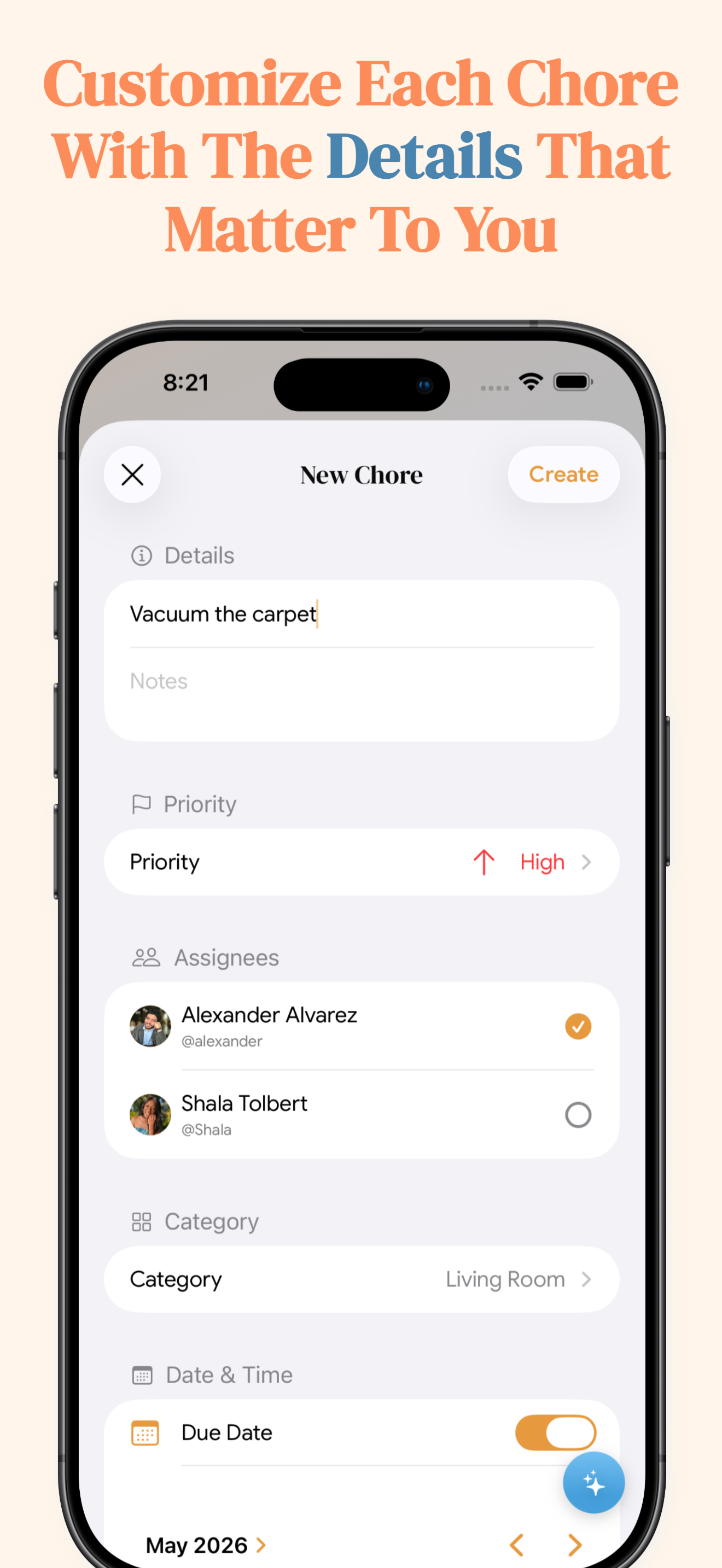 Spruce Up - Chore Manager