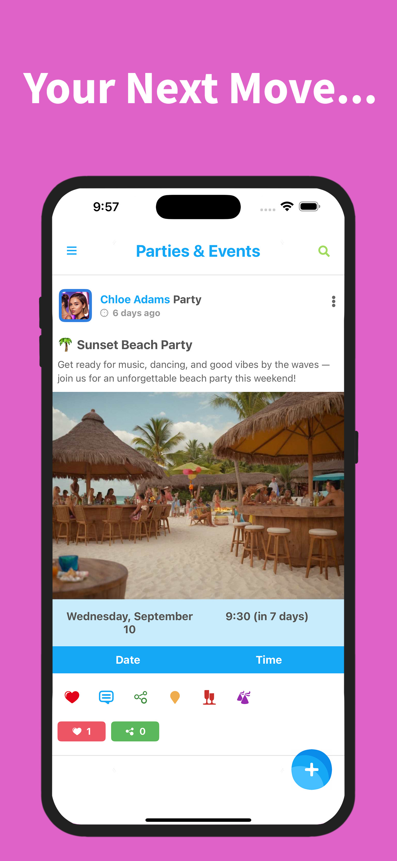 AppParties screenshot 2