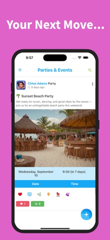 AppParties screenshot