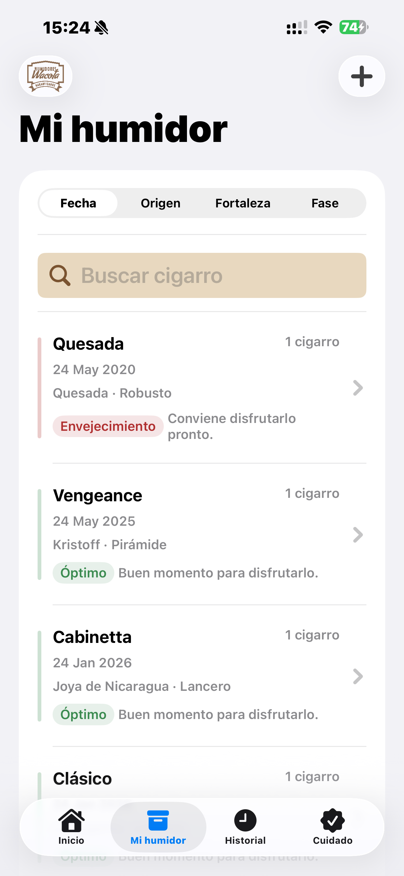 Mi Humidor Wacota screenshot 3