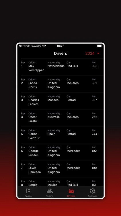 Formula Calendar 2025 screenshot-5