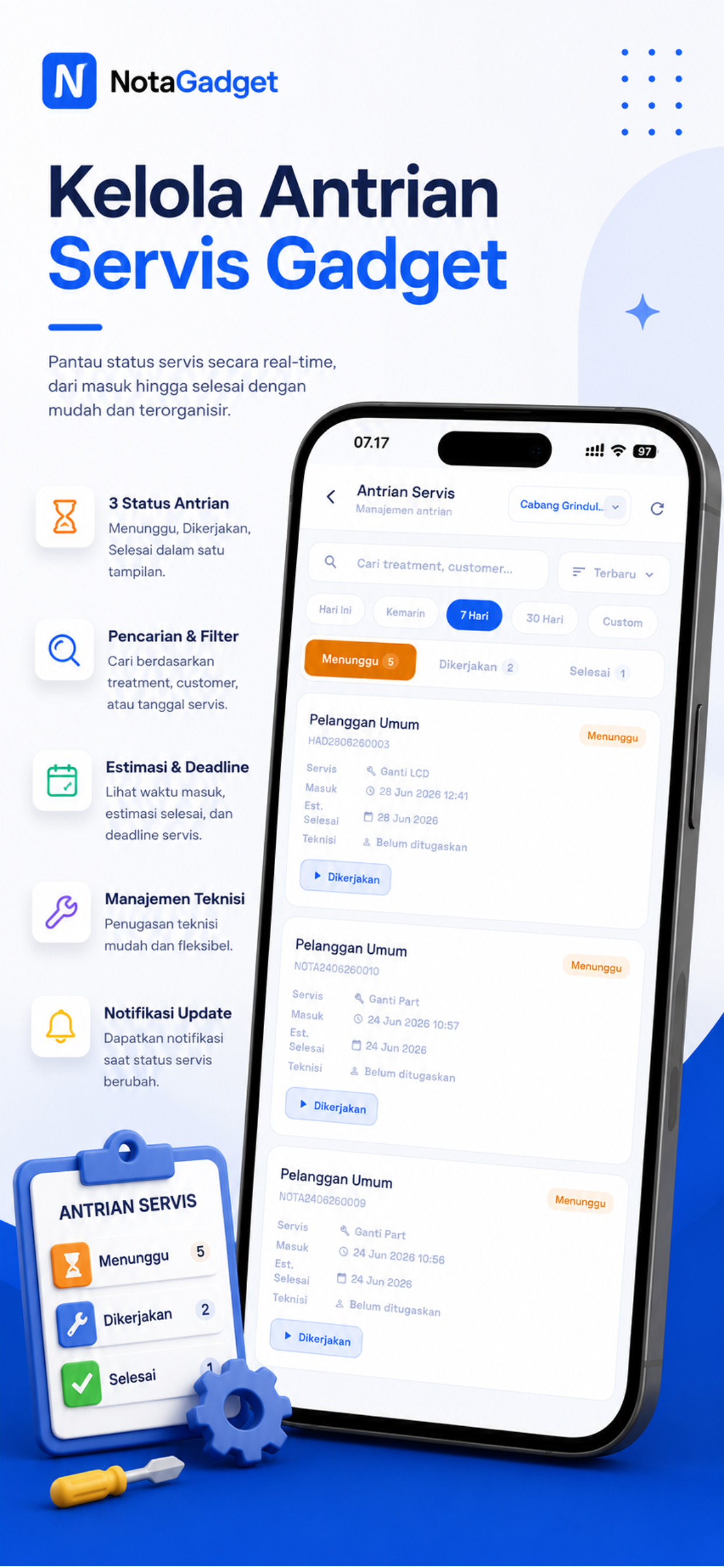 NotaGadget - Kasir Konter HP screenshot 7
