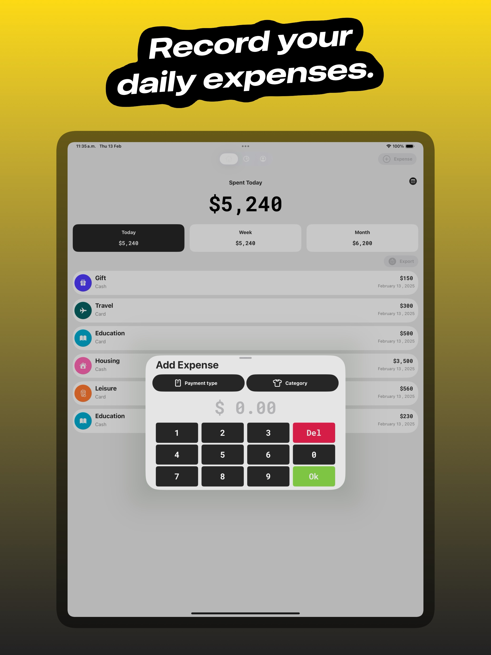 DaySpends