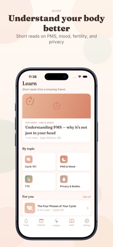Bloom AI: Period & Cycle Screenshot 5 of 5