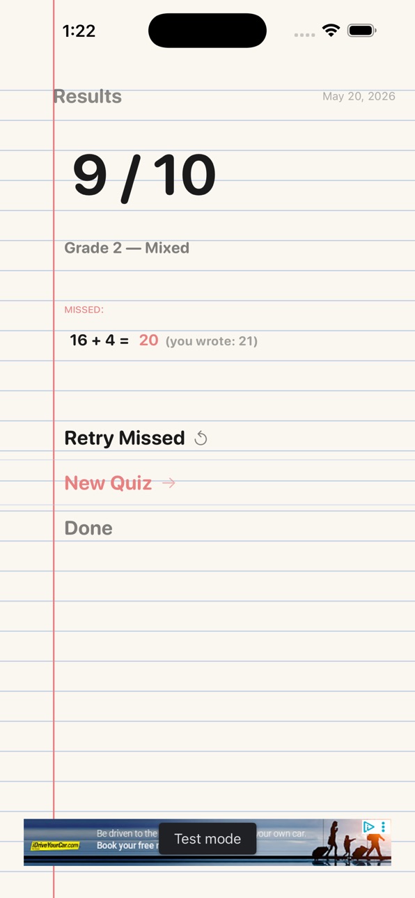 iPhone screenshot