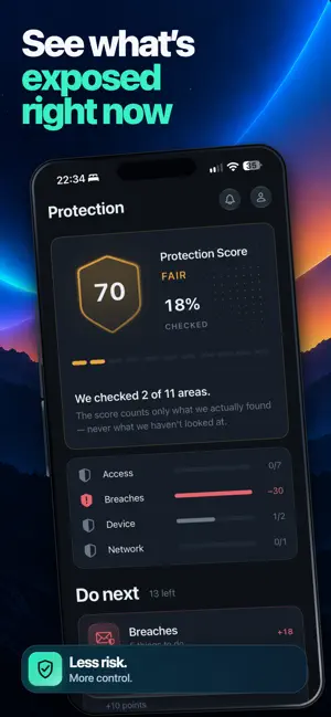 Hacker protection: Ward screenshot 1