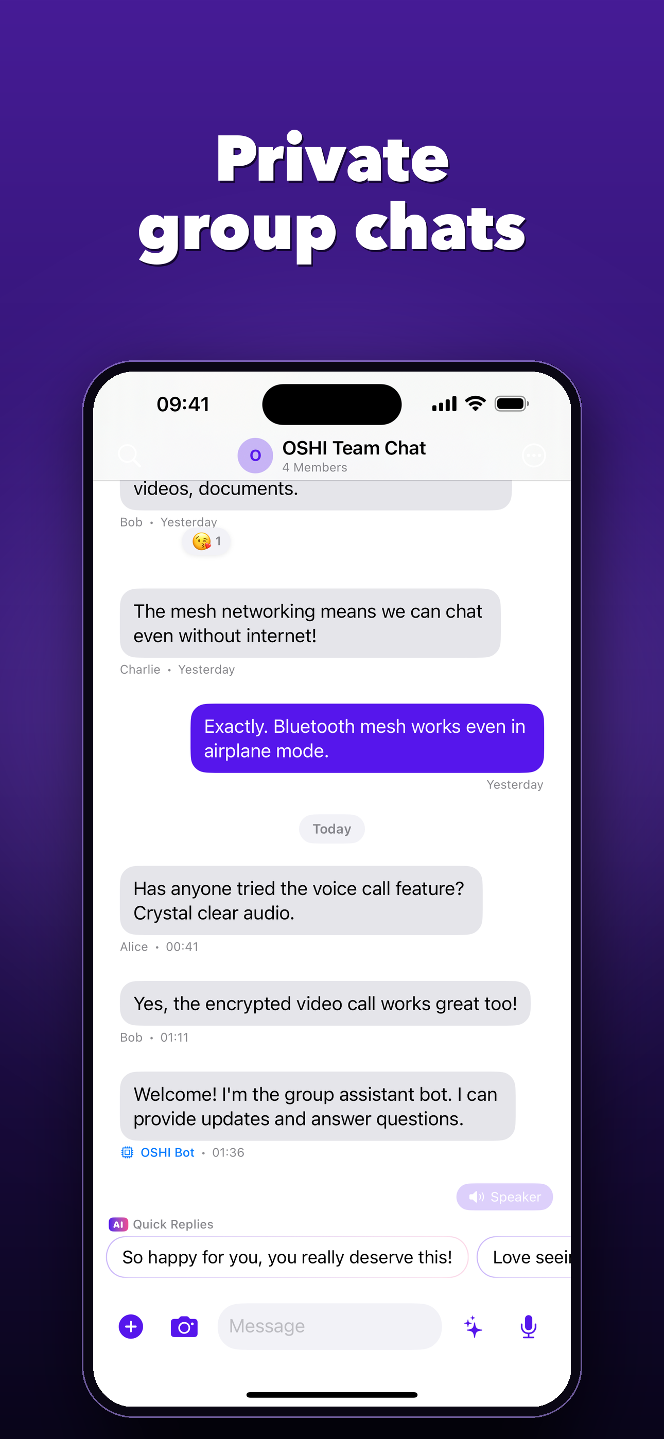 OSHI: Offline Messenger screenshot 9