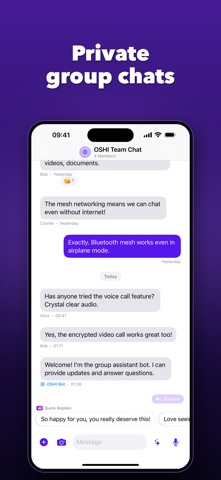 OSHI: Offline Messenger Screenshot 8 of 9