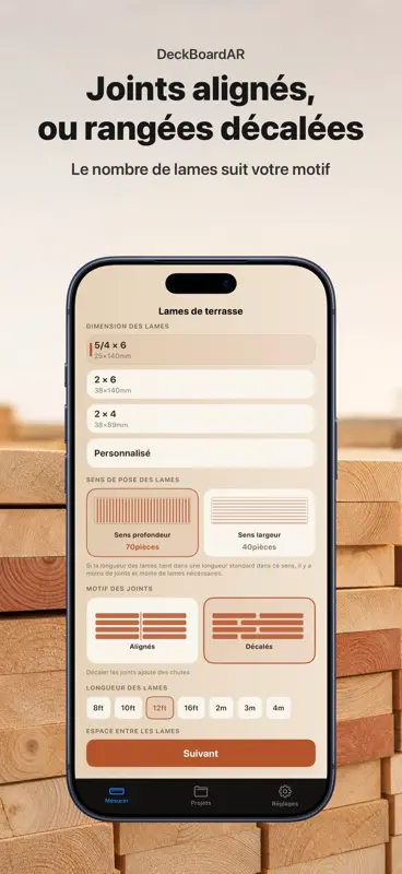 Calculateur Ossature Terrasse screenshot 6 of 10