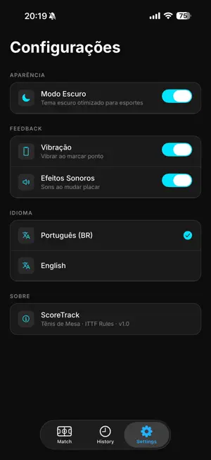 ScoreTrack screenshot 1