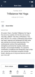 Tribalance Yoga screenshot #3 for iPhone
