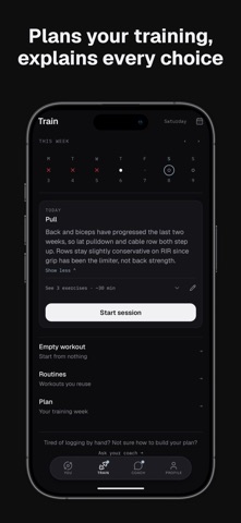 myoxin: AI Workout Planner Screenshot 1 of 7