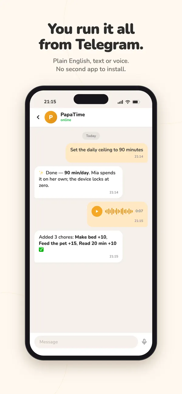 Screenshot #3 pour PapaTime: Screen Time Budget
