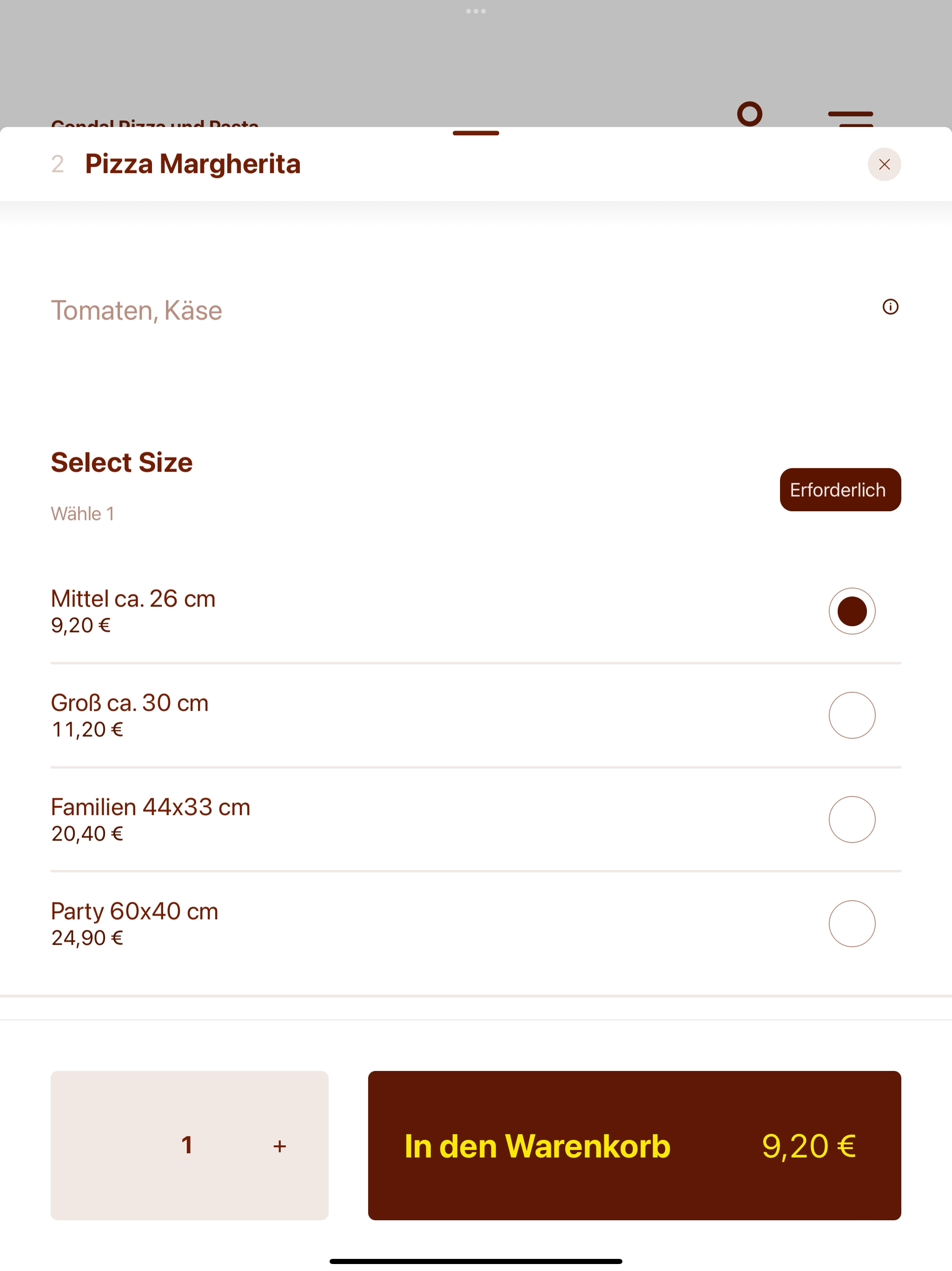 Gondal Pizza und Pasta screenshot 8