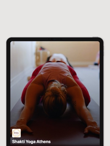 Shakti Yoga Athens iPad screenshot