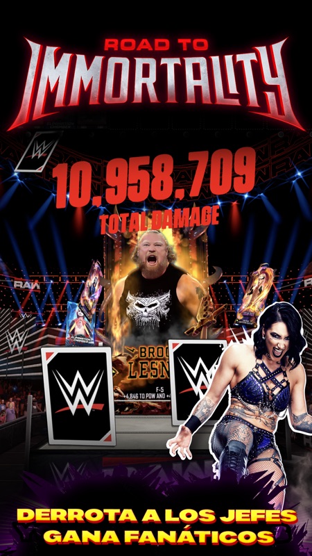 WWE SuperCard: Lucha de cartas screenshot 3
