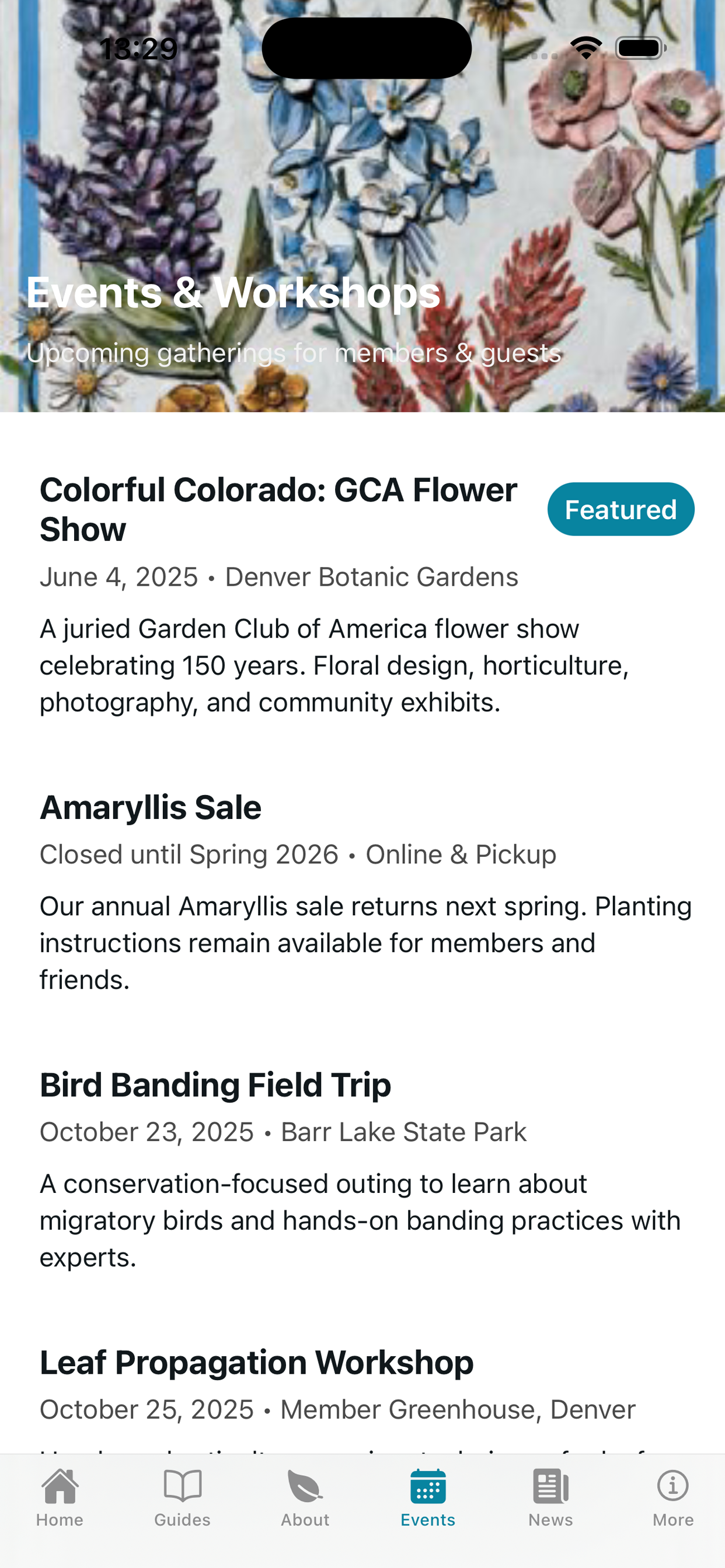 Garden Club of Denver screenshot 4